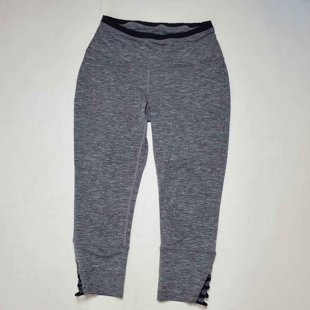 Prana Grey Crop Leggings SZ Small